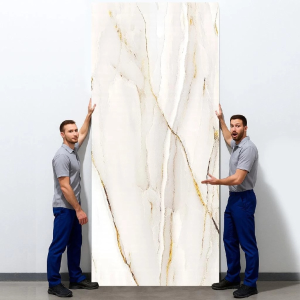 Placa Flexível Efeito Mármore 1,20m X 3,00m (3,6m2)